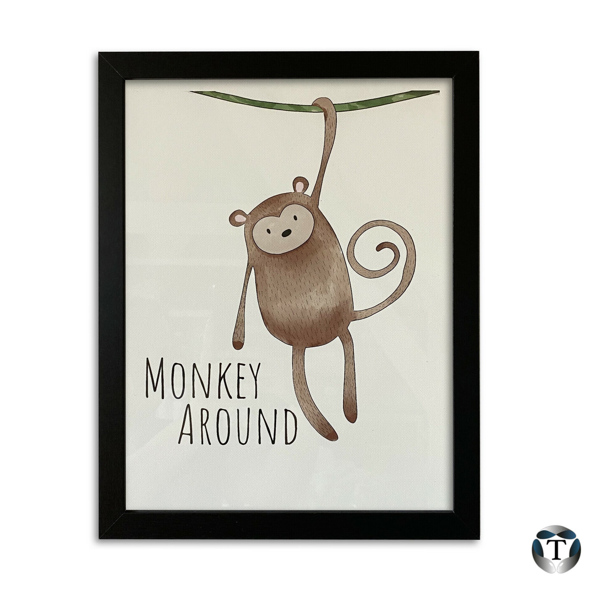 Babykamer Posters | Aap | 21x30 cm | Nordic Style