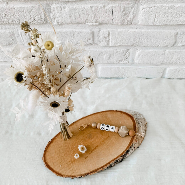 Sleutelhanger met naam - Schelp