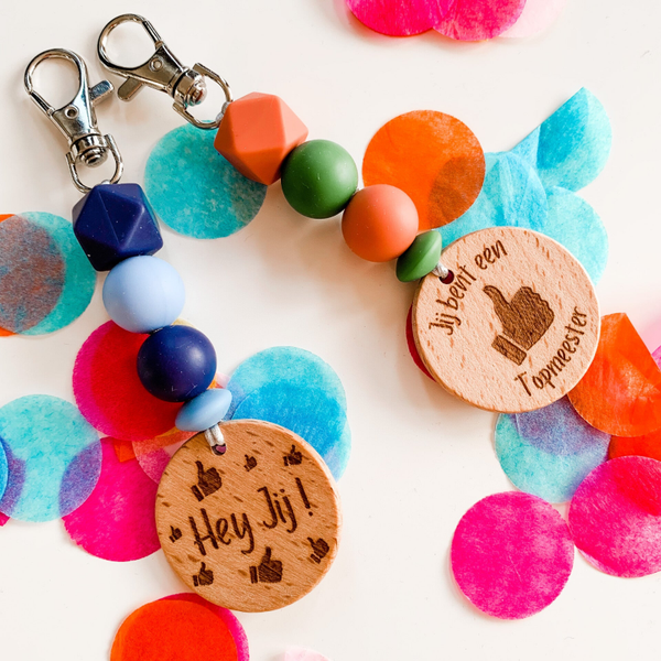 Sleutelhanger- Top Meester