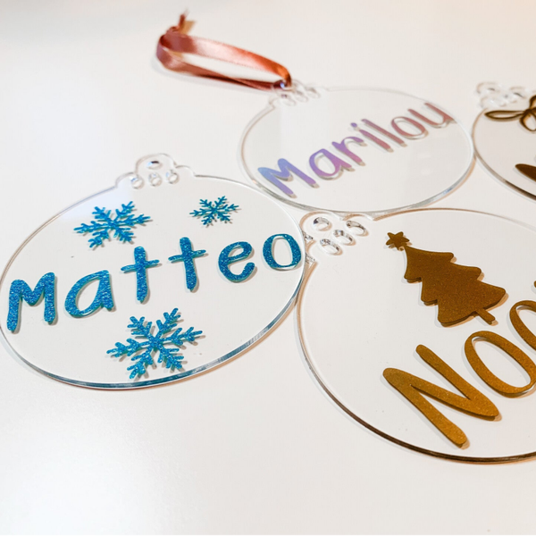 Kersthanger met naam