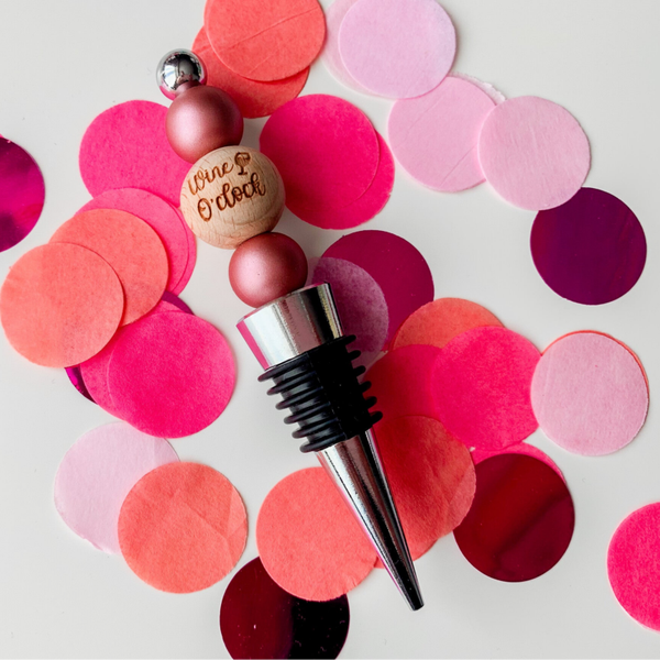 Wijnstop Glitter - Wine o’clock