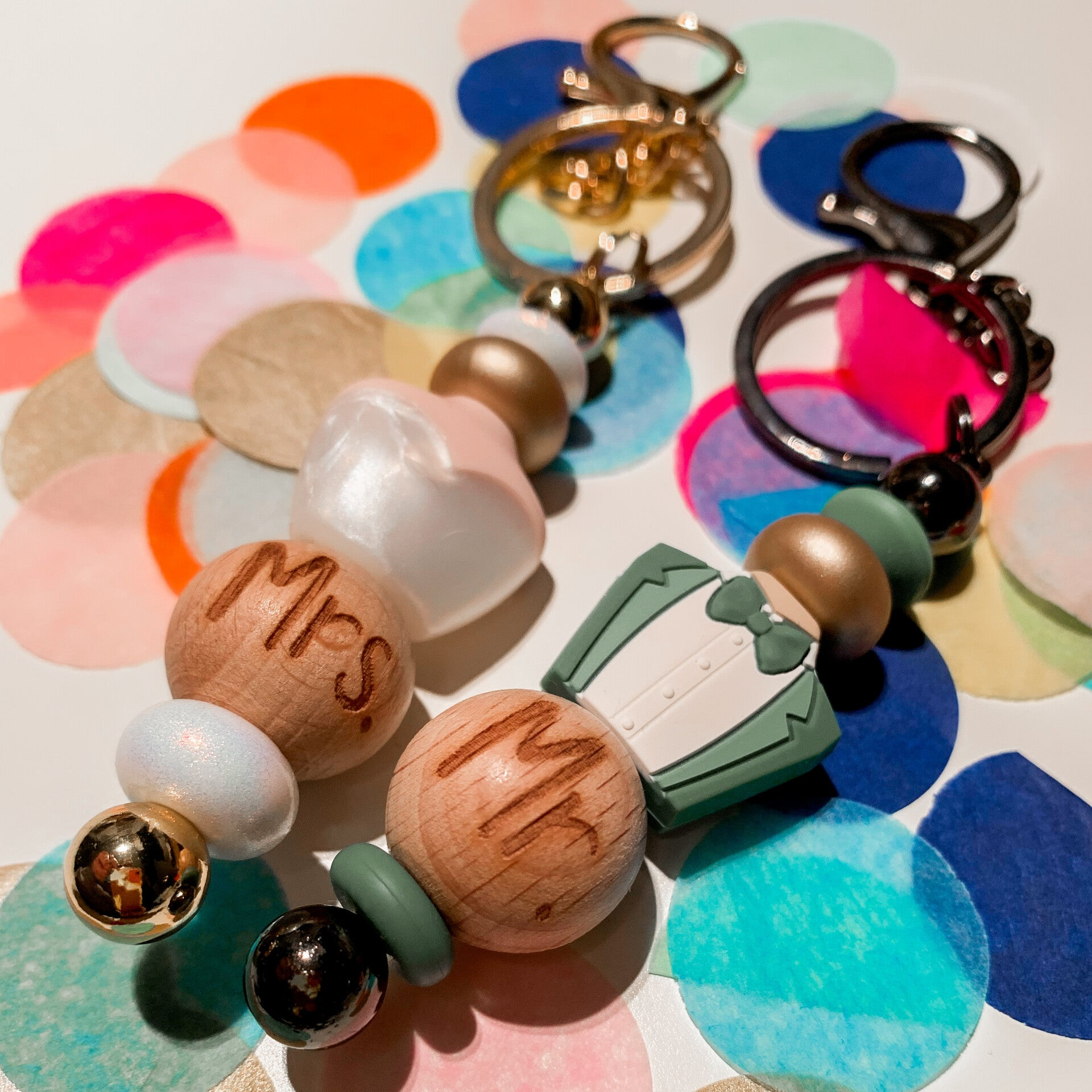 Sleutelhanger zonder naam - Mr & Mrs