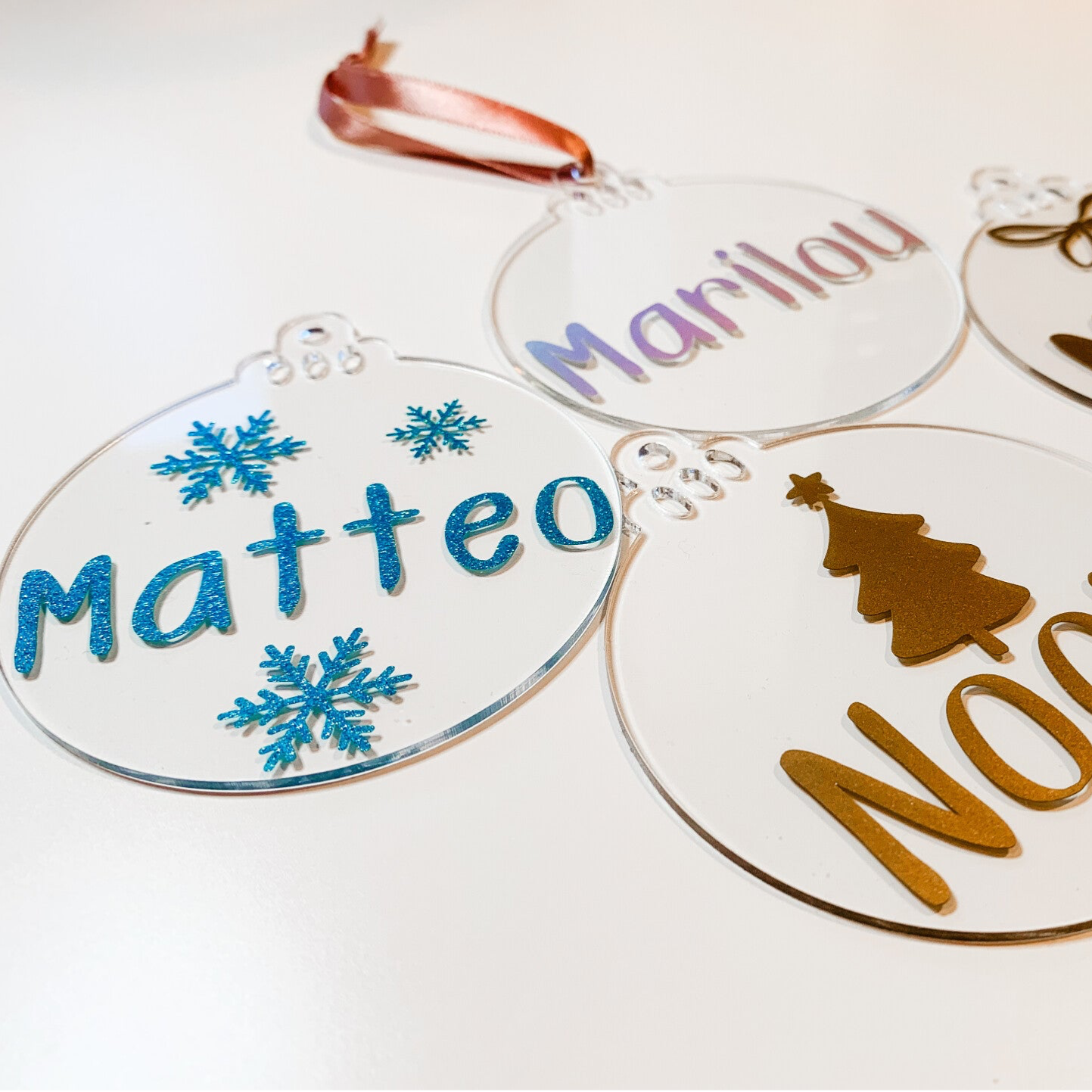 Kersthanger met naam