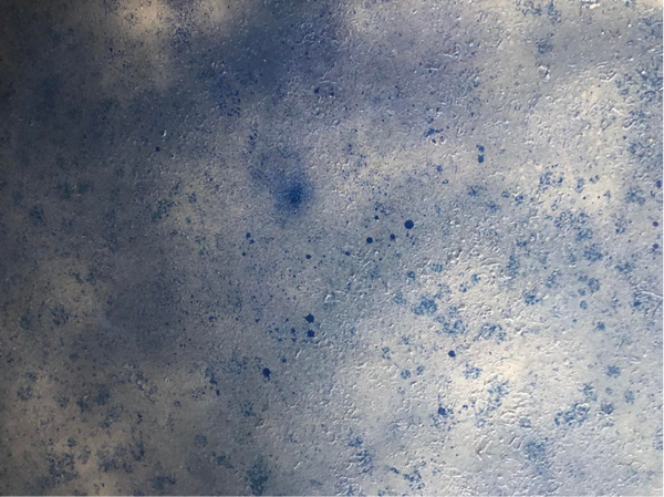 Blue Rain Falling From The Sky Up Above