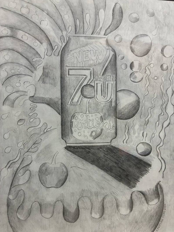 7-Up Can (advertising drawing)