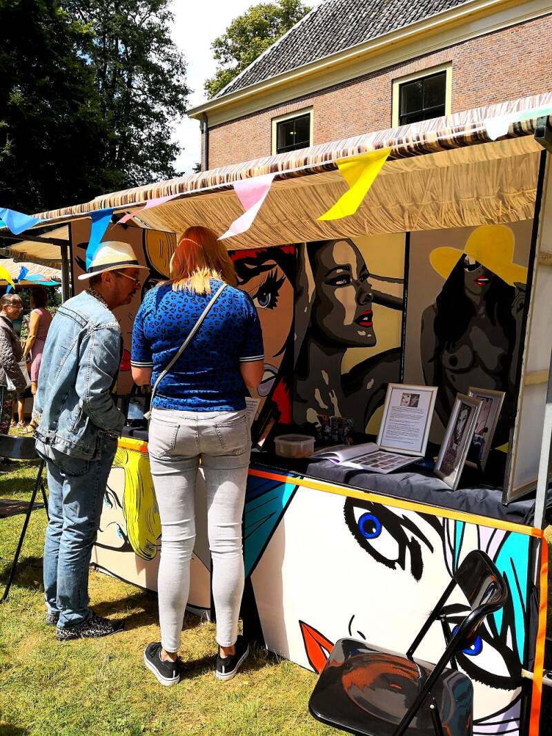 Veel interesse voor mijn en andermans werk.