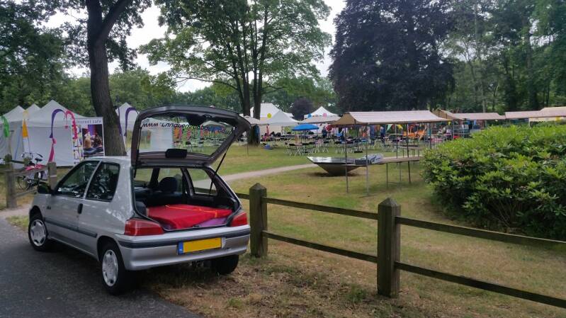 Ik dacht slim ik neem de eerste, doch er was veel wind dus later naar het midden verhuist.