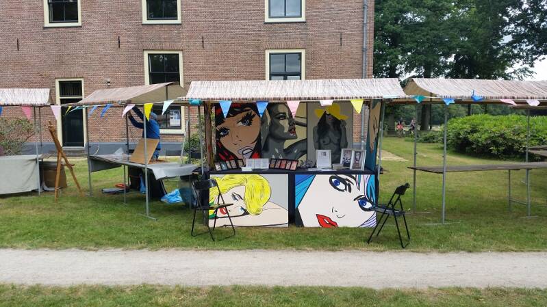 Net klaar met de opbouw pfff.