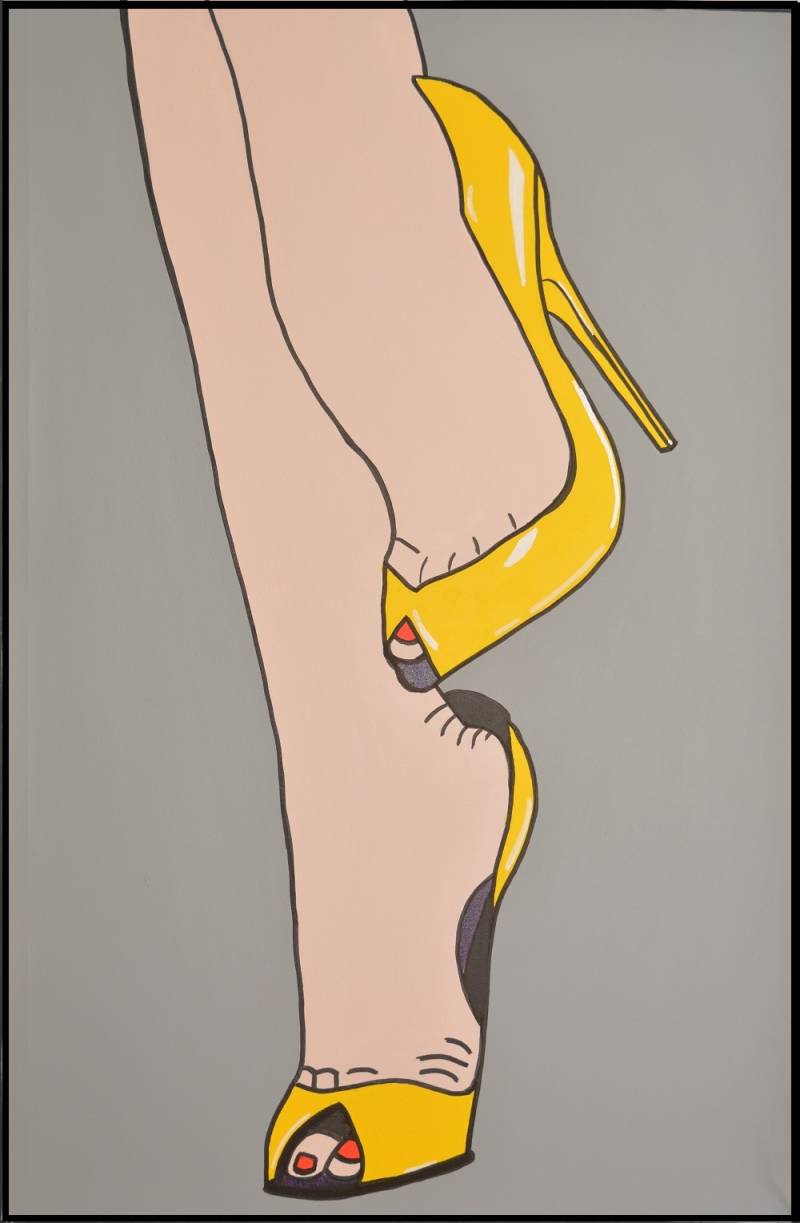 Yellow peeptoe. €249,-