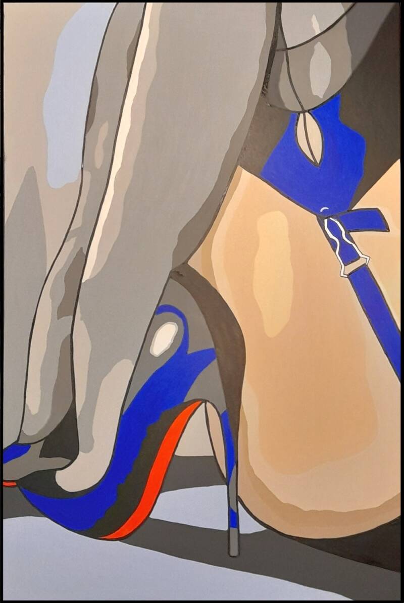 Blue lingerie €449,- 80*120cm.