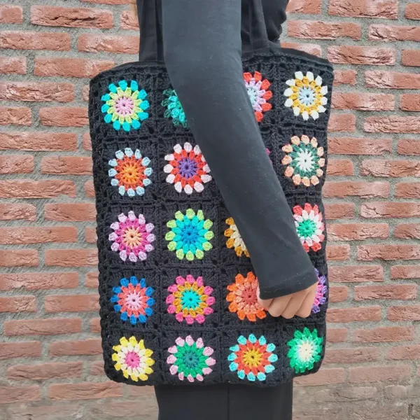 Gehaakte shopper
