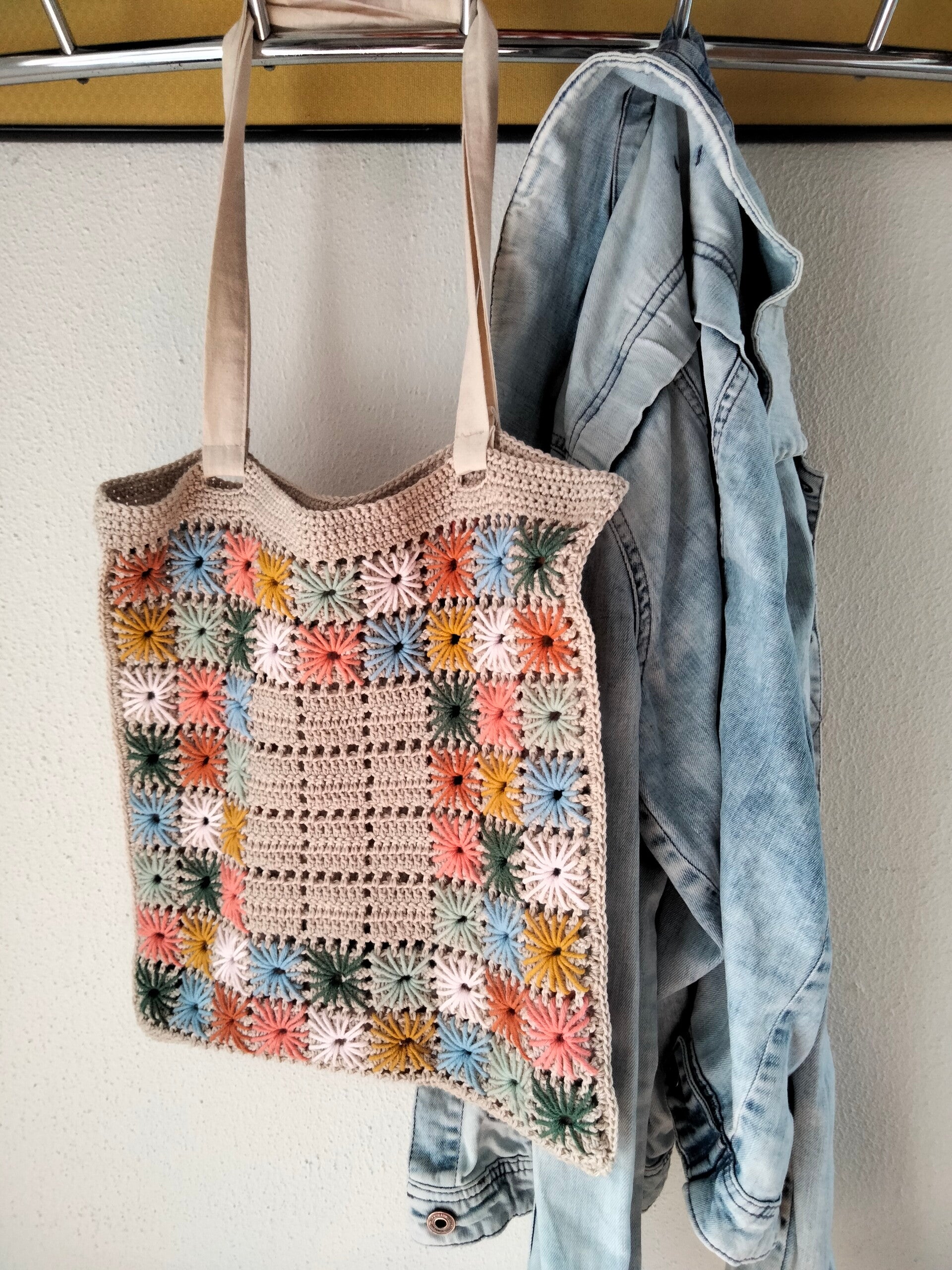 (NL) Patroon vintage bloemen tas