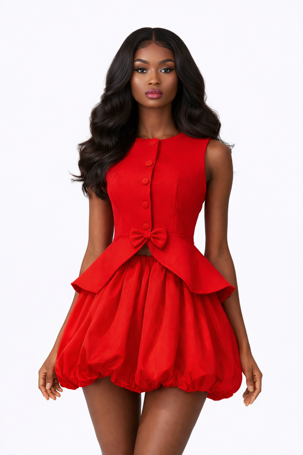 Ensemble Malia rouge