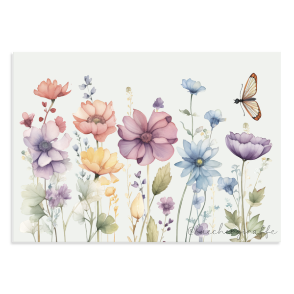 Postkarte - WILDBLUMENWIESE