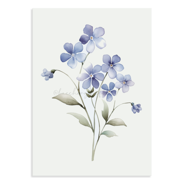 Postkarte - VERGISSMEINNICHT