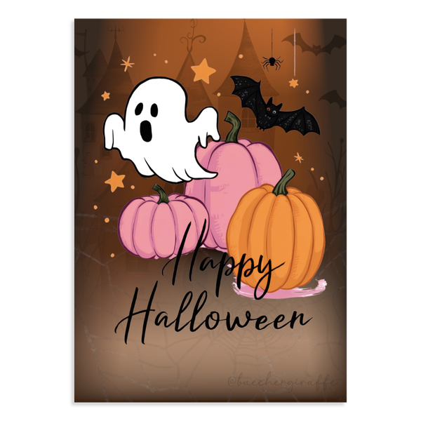 Postkarte - HAPPY HALLOWEEN