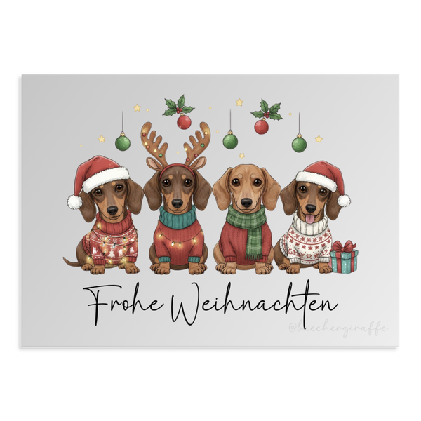Postkarte - FROHE WEIHNACHTEN