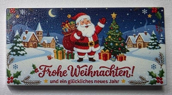 2x4 LEGO® Fliese, mit "Weihnachten" Aufdruck