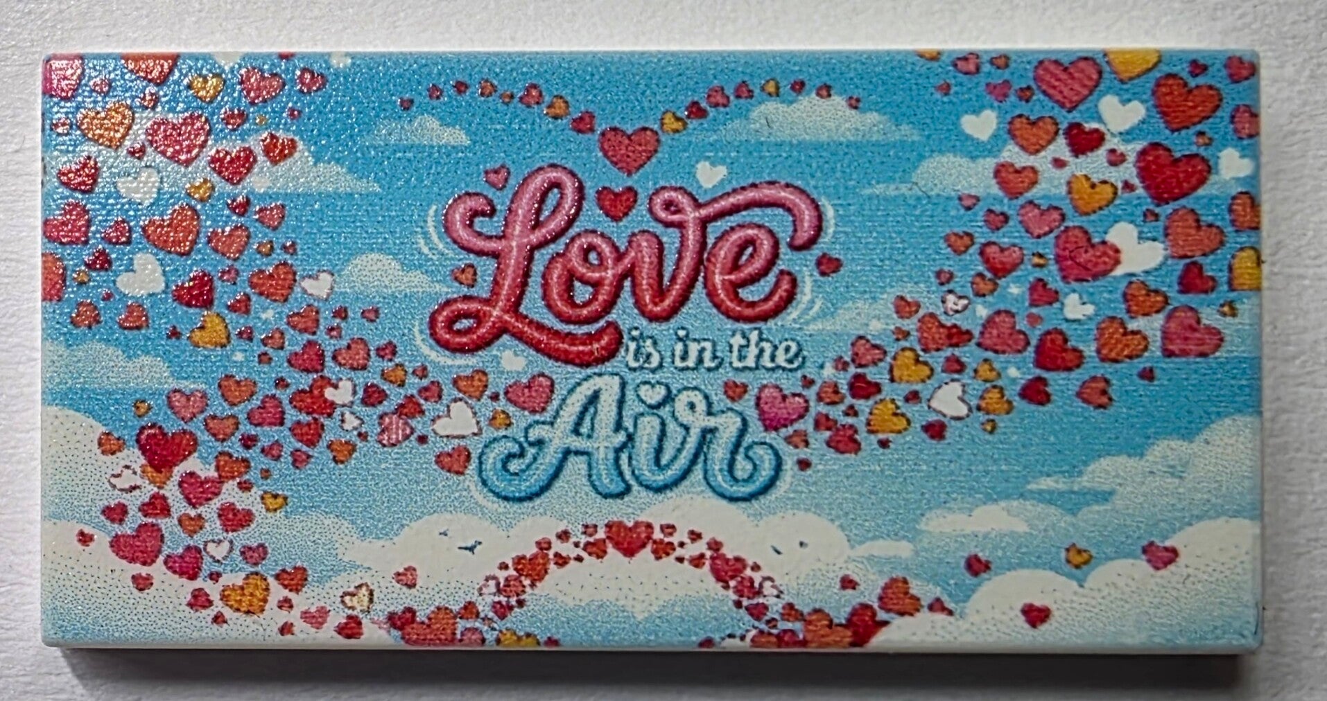2x4 LEGO® Fliese, mit "Love" Aufdruck