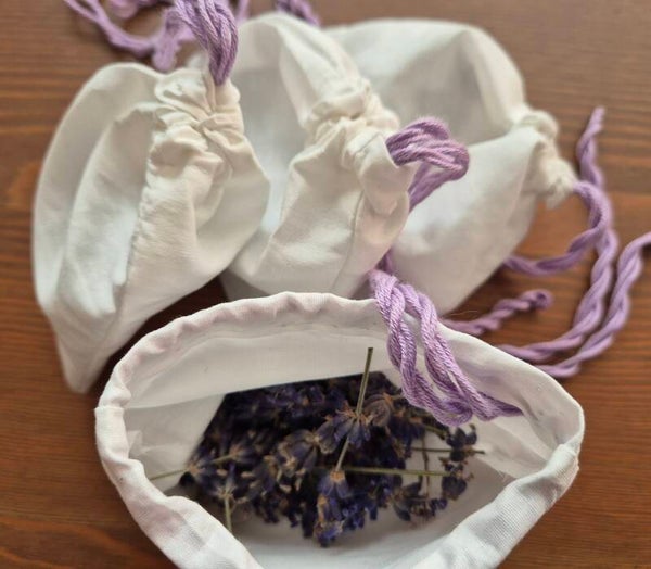 Lavendel geluk/slaap/geur buideltjes