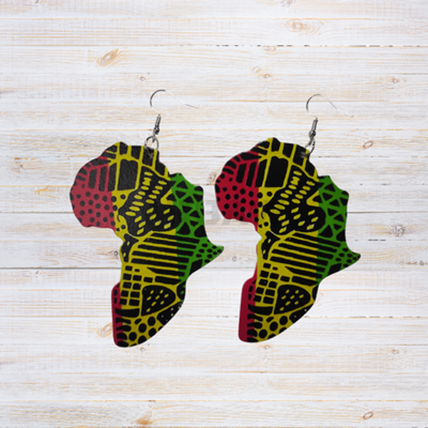 Boucle d'oreille Afrique
