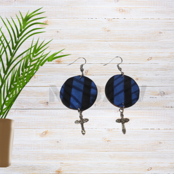 Boucles d'Oreilles Sacré Azur