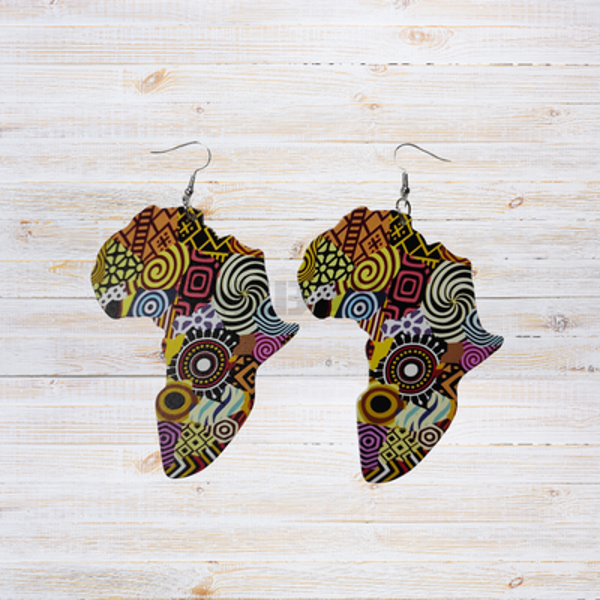Boucle d'oreille Afrique