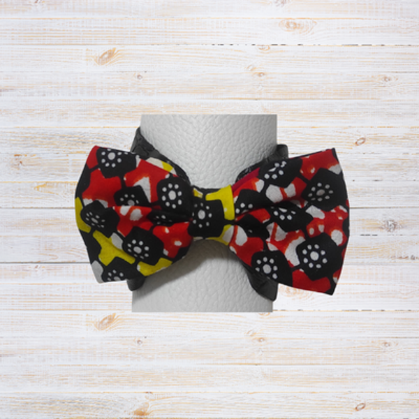 Élégance Nouée - Bracelet Manchette MIBAW en Wax, Votre Signature de Style !