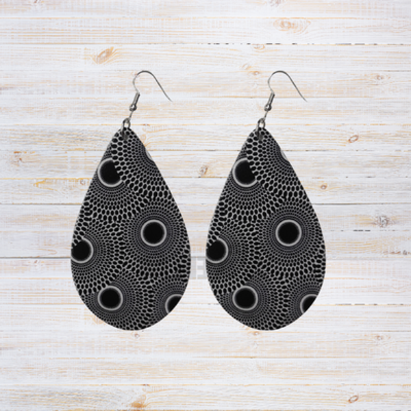 Boucle d'oreille Wax goutte