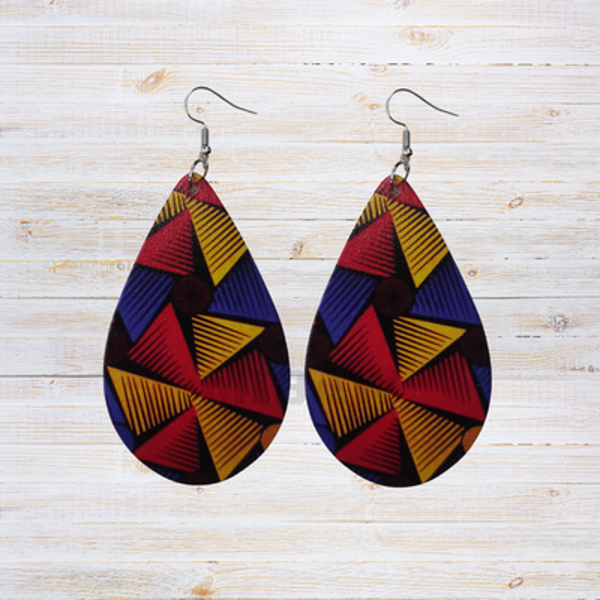 Boucle d'oreille Wax goutte