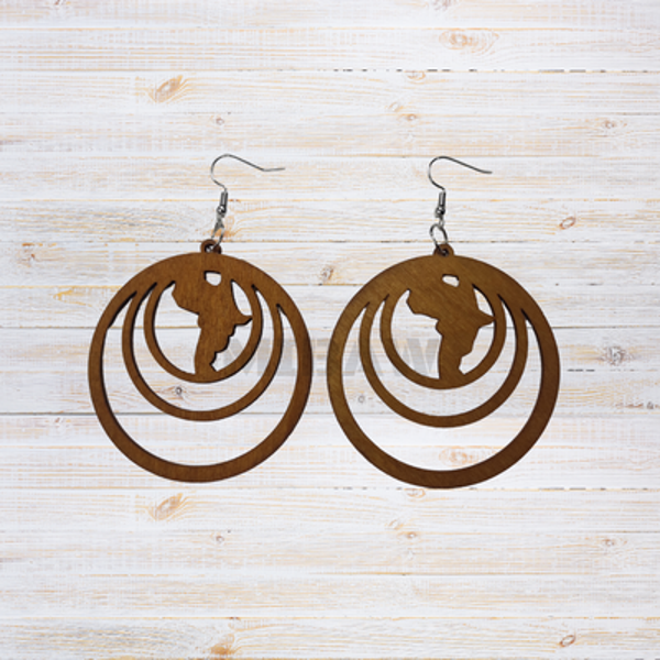 Boucle d'oreille Afrique