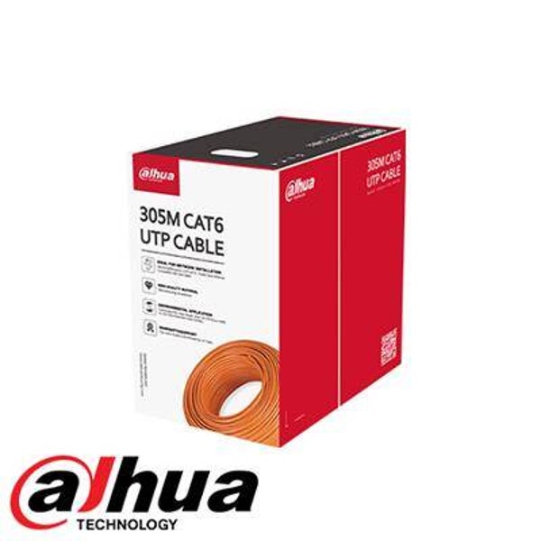 Cat 6 utp kabel doos 305 meter kleur orange