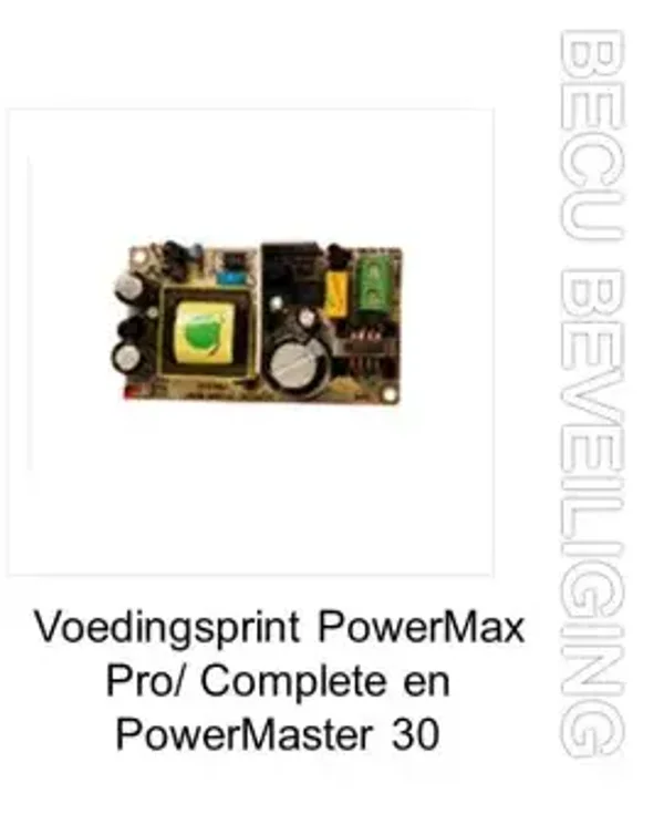 Voedingsprint geschikt voor de powermax serie