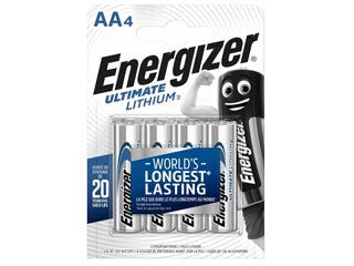 Energizer Lithium 1.5V AA-Blister 4 batterij