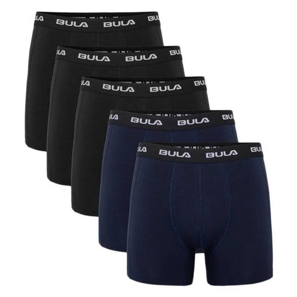 Bula 5-pk Boxers - Black/Navy