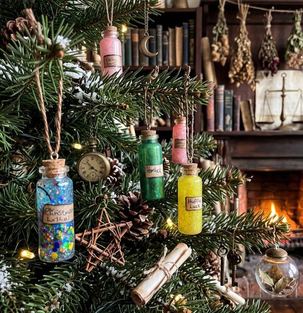 Festive Potion tree decorations