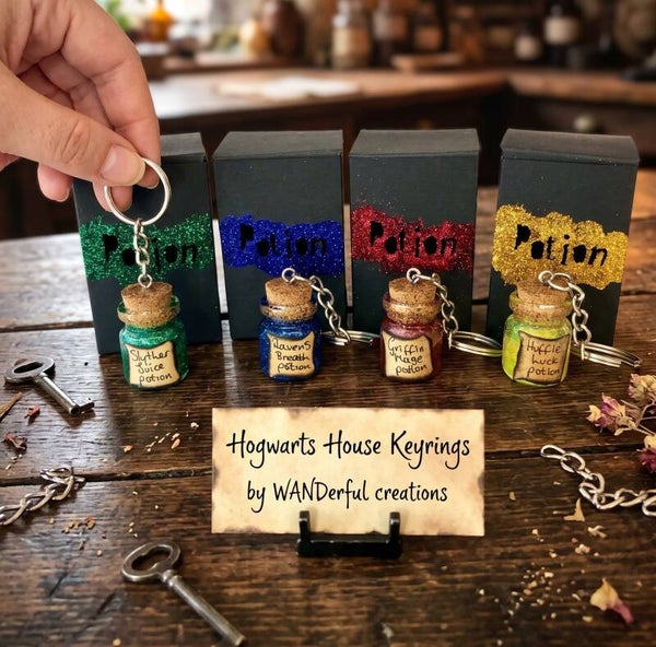Magic potion keyrings