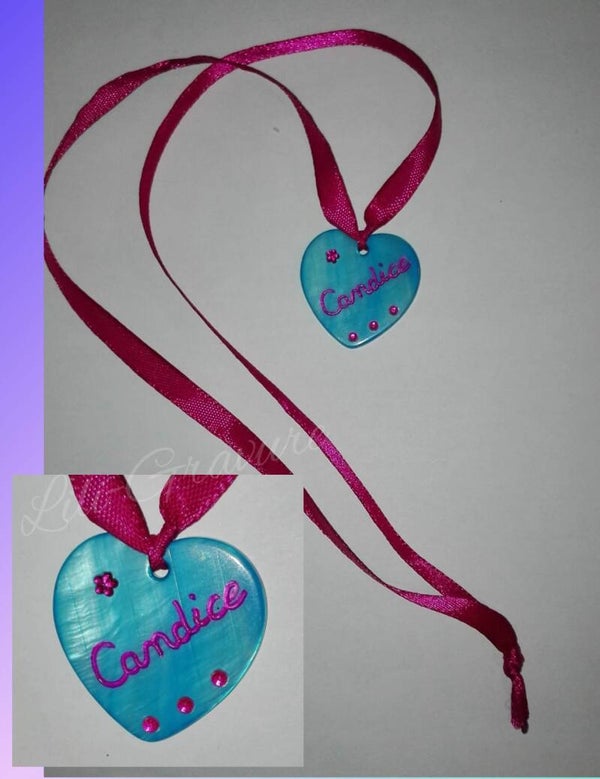 pendentif en nacre 2.5cm