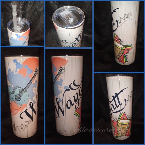 tumbler à paille