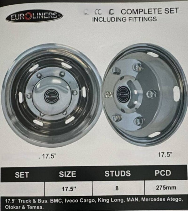 KIT RUOTA 17,5 MM275 40001516