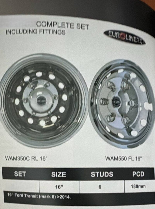 KIT RUOTA 16 TRANSIT  180 40001809