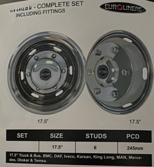 KIT RUOTA 17.5" 245MM 40001922