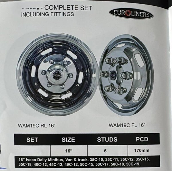 KIT RUOTA DAYLY 16 MM170 40000037