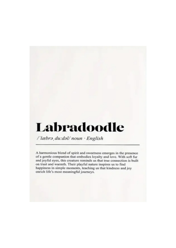 Labradoodle poster
