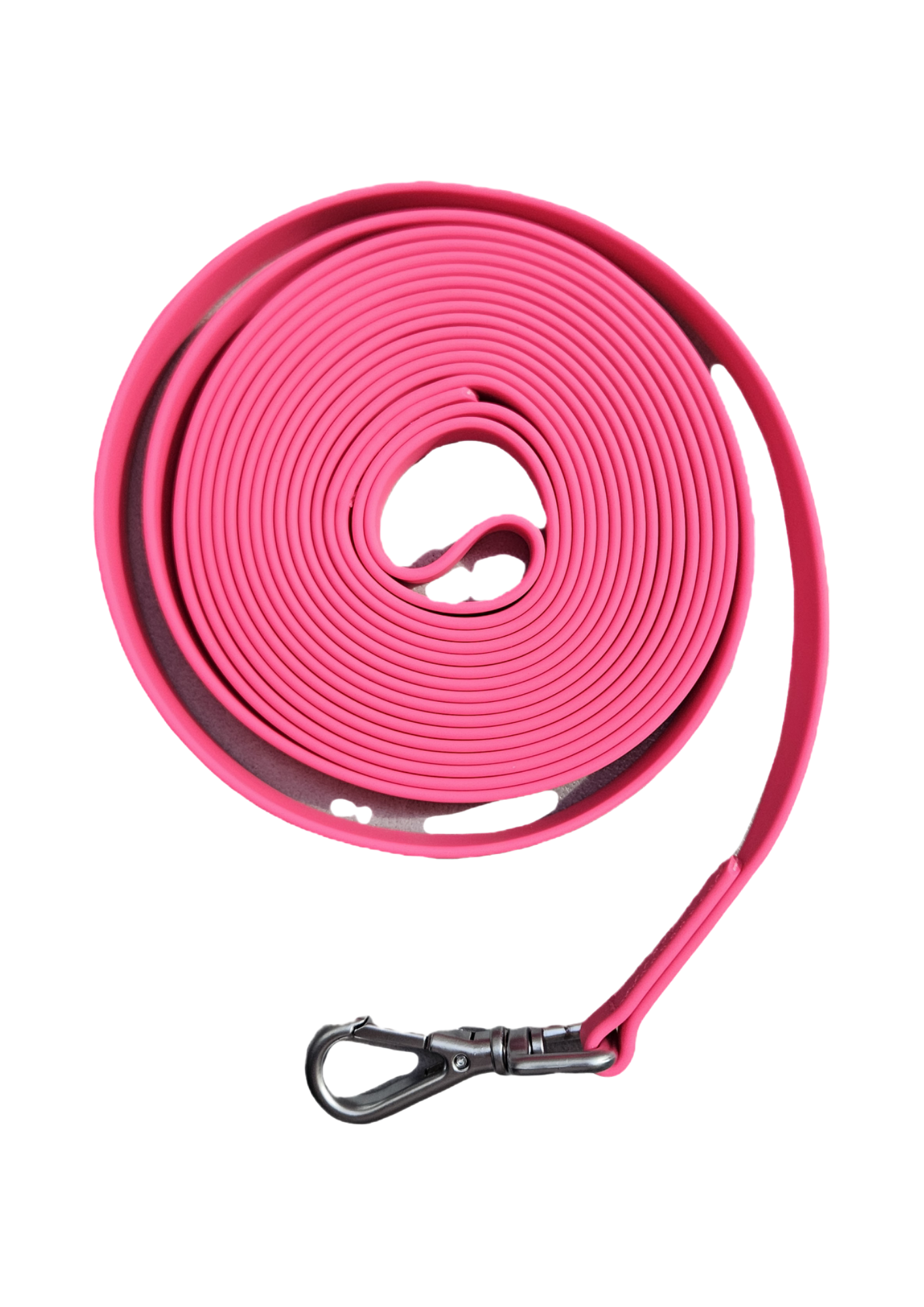 Lange riem PVC - NEON ROZE
