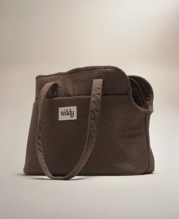 Bouclé Carrier By TEDDY - Chocolade