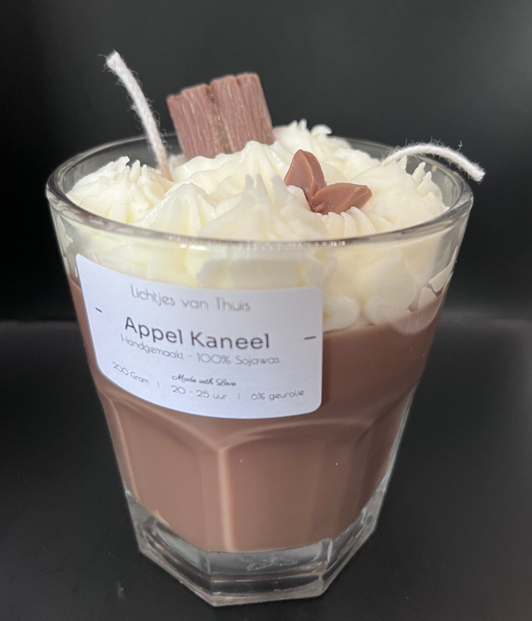 Appel kaneel geurkaars