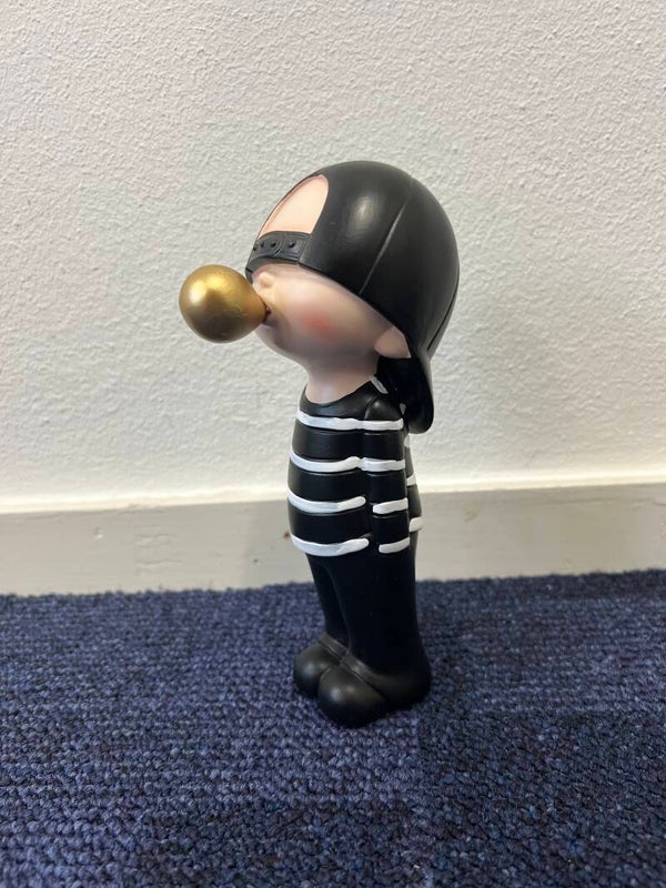 Jongen bellenblaas klein