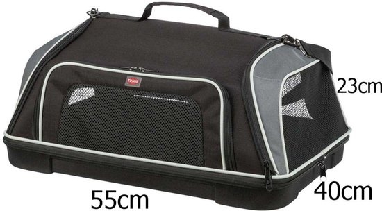 Zoospot reistas Lufthansa Goedgekeurde Draagtas Huisdier – 55x40x23 cm | Cabineformaat voor Kat of Hond | Reistas Vliegtuig Huisdieren