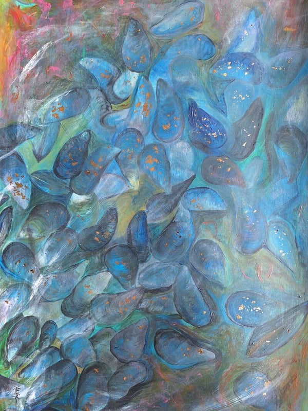 Mussels at Claggan A3 print